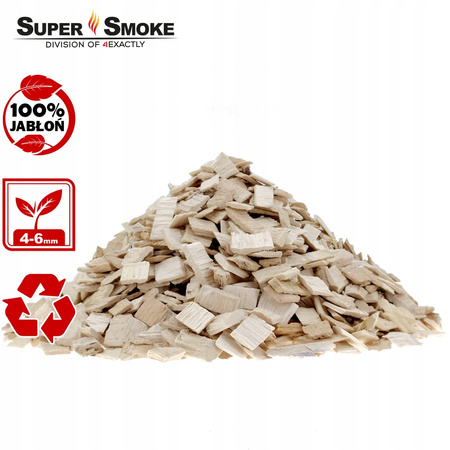 Zrębki Wędzarnicze Super Smoke BUK KL-13 (12-18mm) Extra Large 60 Litrów