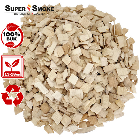 Zrębki Wędzarnicze Super Smoke OLCHA+BUK KL-13 (12-18mm) XL 8 Litrów