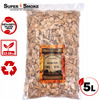 Zrębki Wędzarnicze Super Smoke OLCHA+BUK KL-13 (12-18mm) XL 5 Litrów