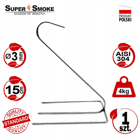 Hak Wędzarniczy Super Smoke do kurczaka 3mm Standard