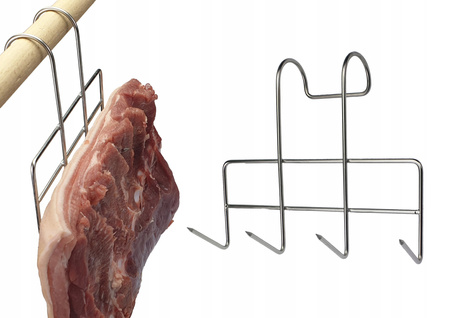 Hak Wędzarniczy Super Smoke do boczku i słoniny 3mm Premium 13cm