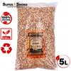 Zrębki Wędzarnicze Super Smoke OLCHA KL-10 (9-12mm) Large 5 Litrów