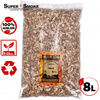 Zrębki Wędzarnicze Super Smoke JABŁOŃ KL-10 (9-12mm) Large 8 Litrów
