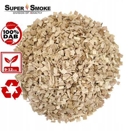 Zrębki Wędzarnicze Super Smoke DĄB KL-10 (9-12mm) Large 6 Litrów Doypack