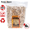 Zrębki Wędzarnicze Super Smoke OLCHA KL-13 (12-18mm) XL 6 Litrów Doypack