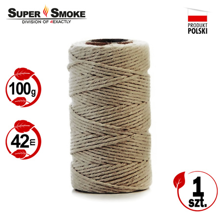 Nić wędliniarska, sznur do wiązania wędzonek Super Smoke 100g - 42 metry