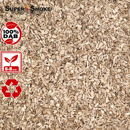 Zrębki Wędzarnicze Super Smoke DĄB KL-08 (6-8mm) Medium 4L Doypack Kraft