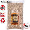 Zrębki Wędzarnicze Super Smoke BUK KL-08 (6-8mm) Medium 5 Litrów