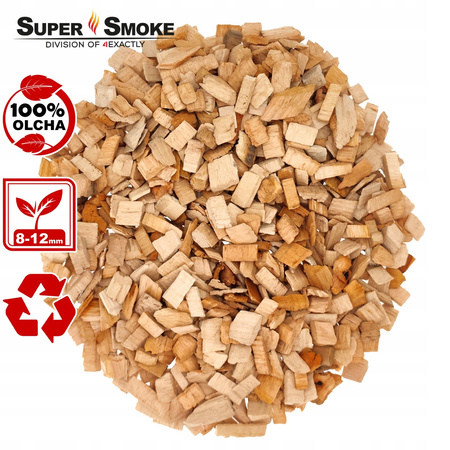 Zrębki Wędzarnicze Super Smoke OLCHA KL-13 (12-18mm) Extra Large 8 Litrów