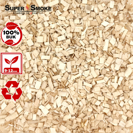 Zrębki Wędzarnicze Super Smoke BUK KL-10 (9-12mm) Large 4L Doypack Kraft