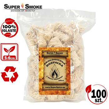 Rozpałka Ekologiczna Super Smoke - 100 sztuk