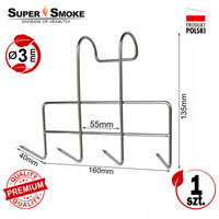 Hak Wędzarniczy Super Smoke do boczku i słoniny 3mm Premium 13cm